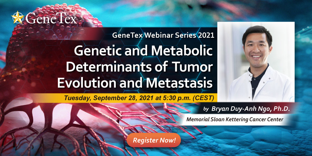 Webinar: Genetic and Metabolic Determinants of Tumor Evolution and Metastasis