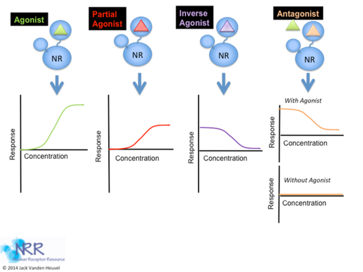 Types of nuclear receptor ligands