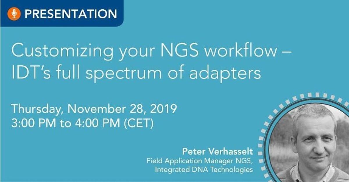IDT webinar on custom adapters IDT webinar on custom adapters