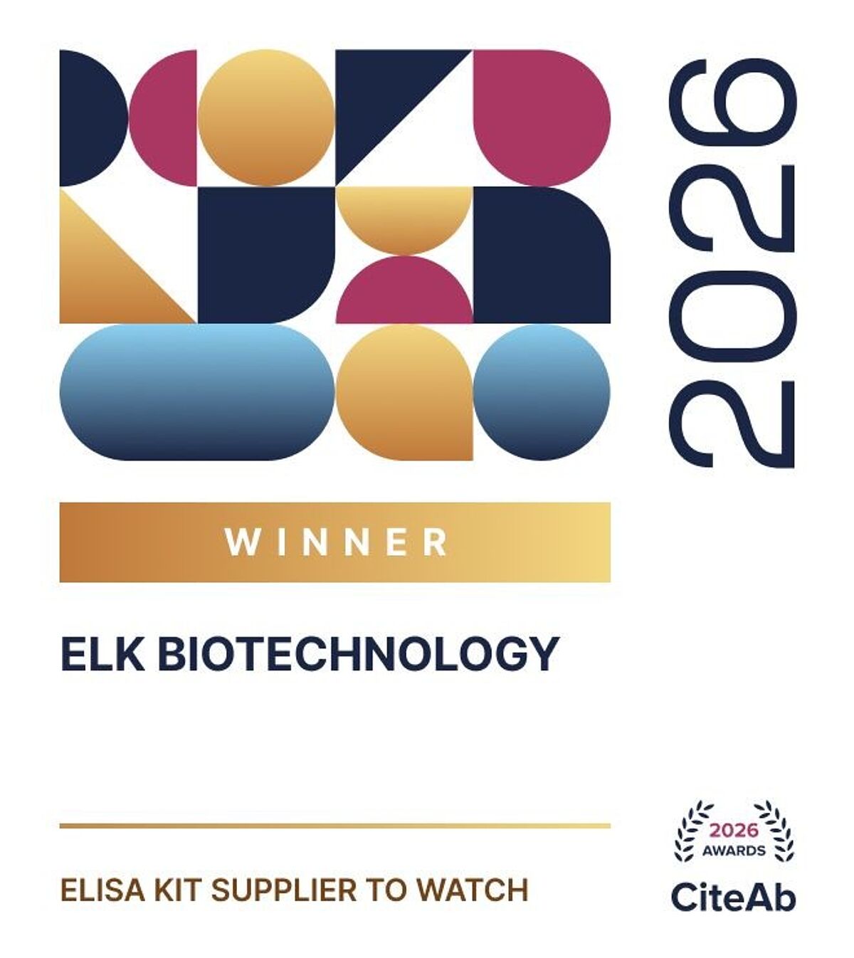 ELK Biotechnology has been honored as the “2026 ELISA Kit Supplier to Watch” by CiteAb