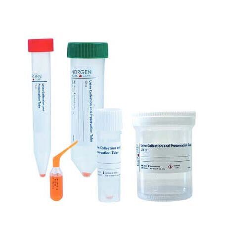 Picture of Norgen's urine sample collection tubes