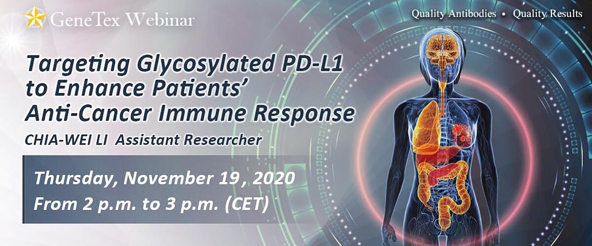 GeneTex webinar on the role of PD-L1 in cancer therapy