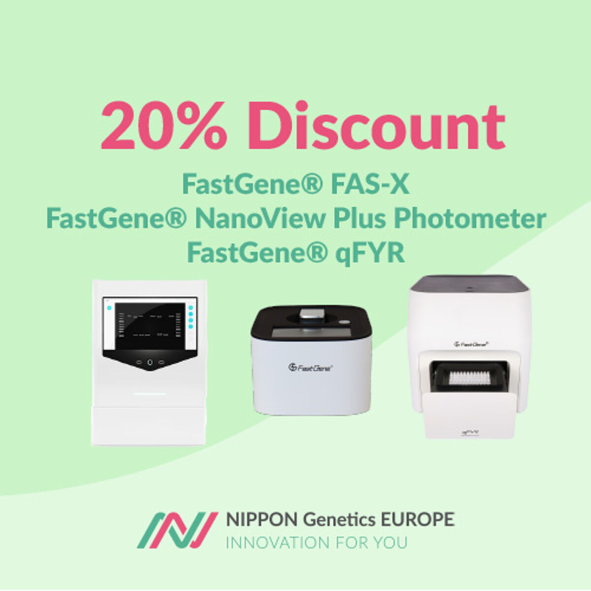 20% discount on nippon instruments