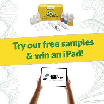 try our free zymo samples ane win an ipad
