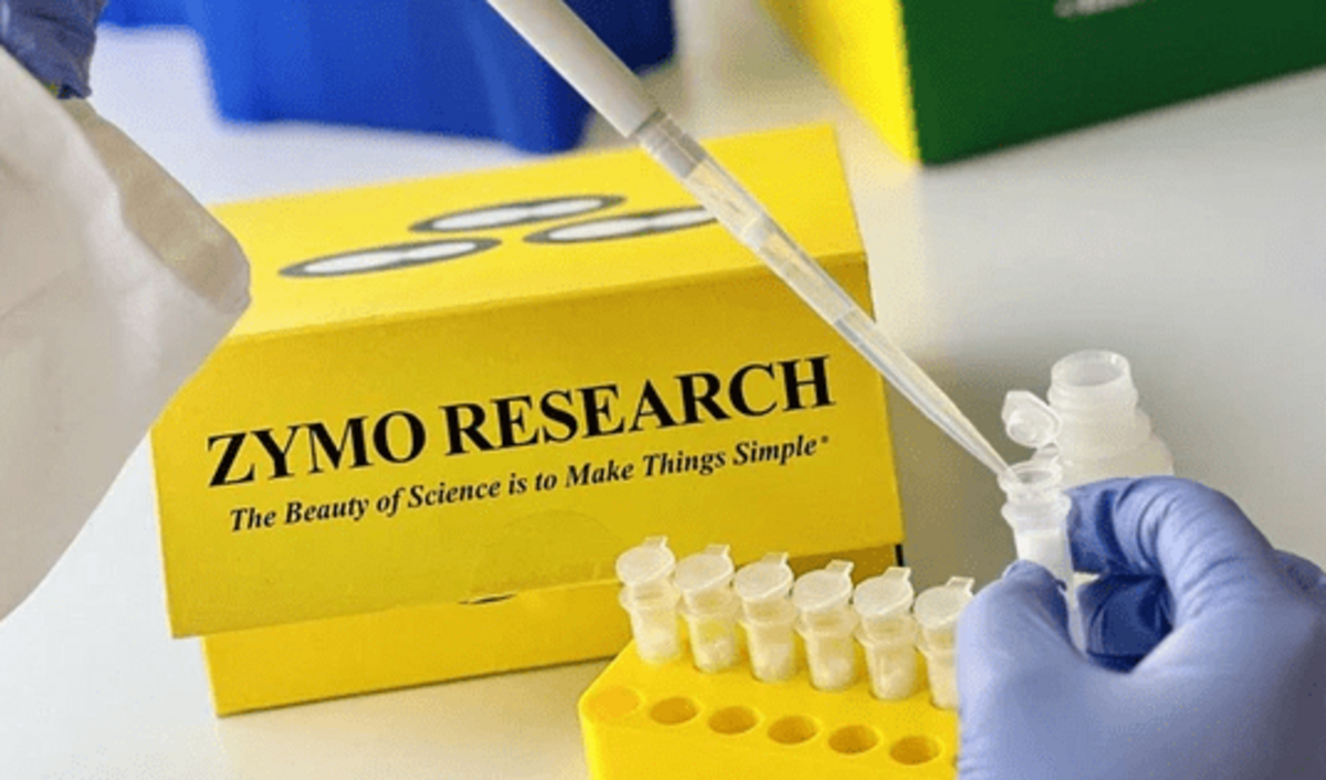 zymo research cleanup laboratory tube