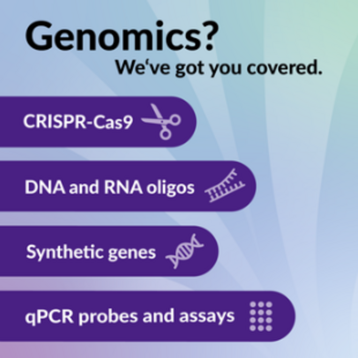Genomics? We've got you covered